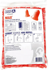 HONEYWELL MAX EARPLUGS – HIGH NOISE REDUCTION, BULK PACK OF 200 PAIRS
