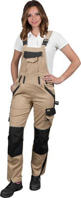 WOMEN'S SAND PROTECTIVE BIB-PANTS WITH CORDURA REINFORCEMENTS