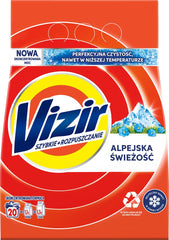 VIZIR LESSIVE EN POUDRE - FRAÎCHEUR ALPINE, PURETÉ EXCEPTIONNELLE