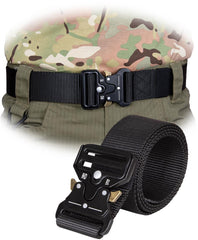 QUICK-RELEASE NYLON BELT WITH METAL BUCKLE, 125 CM