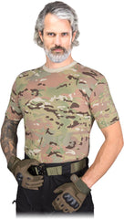 HERREN-T-SHIRT TACTICAL GUARD, 100% BAUMWOLLE FÜR OUTDOOR UND SICHERHEIT