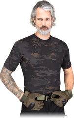 HERREN-T-SHIRT TACTICAL GUARD, 100% BAUMWOLLE FÜR OUTDOOR UND SICHERHEIT