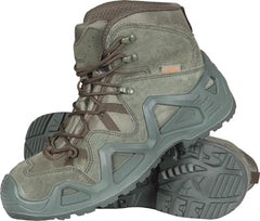 MĘSKIE BUTY TACTICAL GUARD, ZAMSZ I TKANINA OXFORD, WYSOKIE