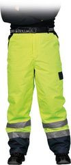 HIGH-VISIBILITY INSULATED WORK TROUSERS BY L.HOLLMAN
