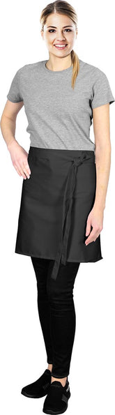 KURZE SCHÜRZE AUS POLYESTER-BAUMWOLLE FÜR SERVICEKRÄFTE