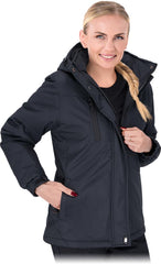 DAMSKA KURTKA OCHRONNA Z OCIEPLENIEM I POLAREM REIS