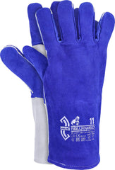 GANTS DE SOUDAGE EN CUIR DE BOVIN HAUTE RÉSISTANCE