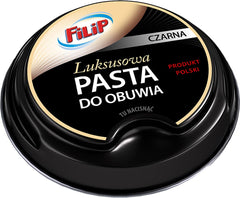 FILIP LEATHER CARE SHOE POLISH 40 ML IN BLACK AND COLORLESS