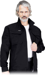HERREN ARBEITSJACKE MIT HOHER TECHNISCHER HALTBARKEIT UND REIßVERSCHLUSS