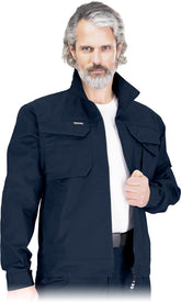 HERREN ARBEITSJACKE MIT HOHER TECHNISCHER HALTBARKEIT UND REIßVERSCHLUSS