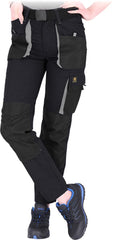 PANTALON DE TRAVAIL FEMME RENFORCÉ POLYESTER ET COTON OX.05.417