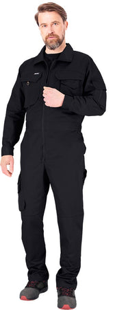 DURABLE MEN'S WORK OVERALLS WITH HTF PROTECTION & KNEE PAD POCKETS