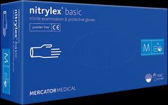 NITRYLOWE RĘKAWICE MEDYCZNE NITRYLEX® BASIC BEZPUDROWE, 100 SZT.