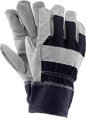 INDUSTRIAL GRADE MEN'S REINFORCED COWHIDE WORK GLOVES