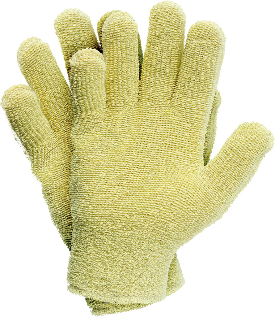 RĘKAWICE TERMICZNO-OCHRONNE Z KEVLAR® I BAWEŁNĄ, ODPORNE NA PRZECIĘCIA
