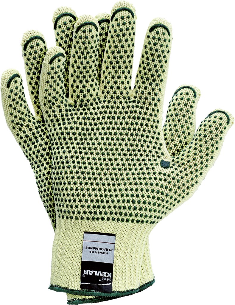 RĘKAWICE KEVLAR® Z PCV NAKROPIENIEM - WYSOKA OCHRONA