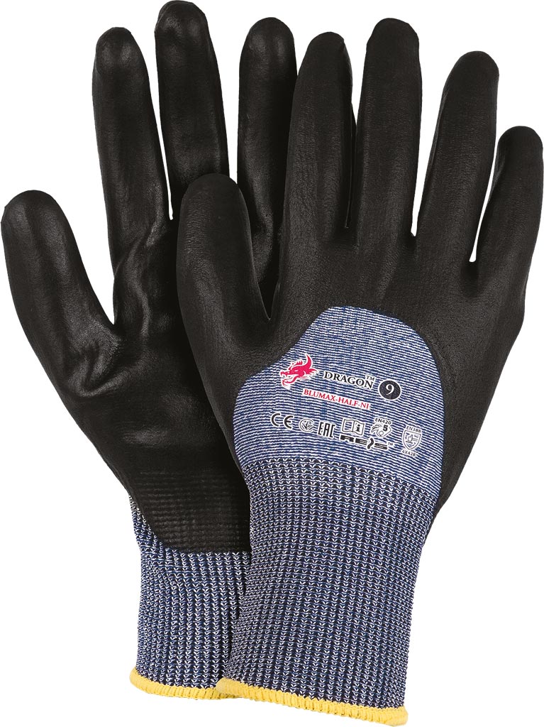 WOMEN'S NITRILE COATED UHMWPE GLOVES, TEAR AND ABRASION RESISTANT