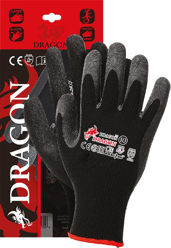 HIGH-PERFORMANCE LATEX COATED KNITTED SAFETY GLOVES