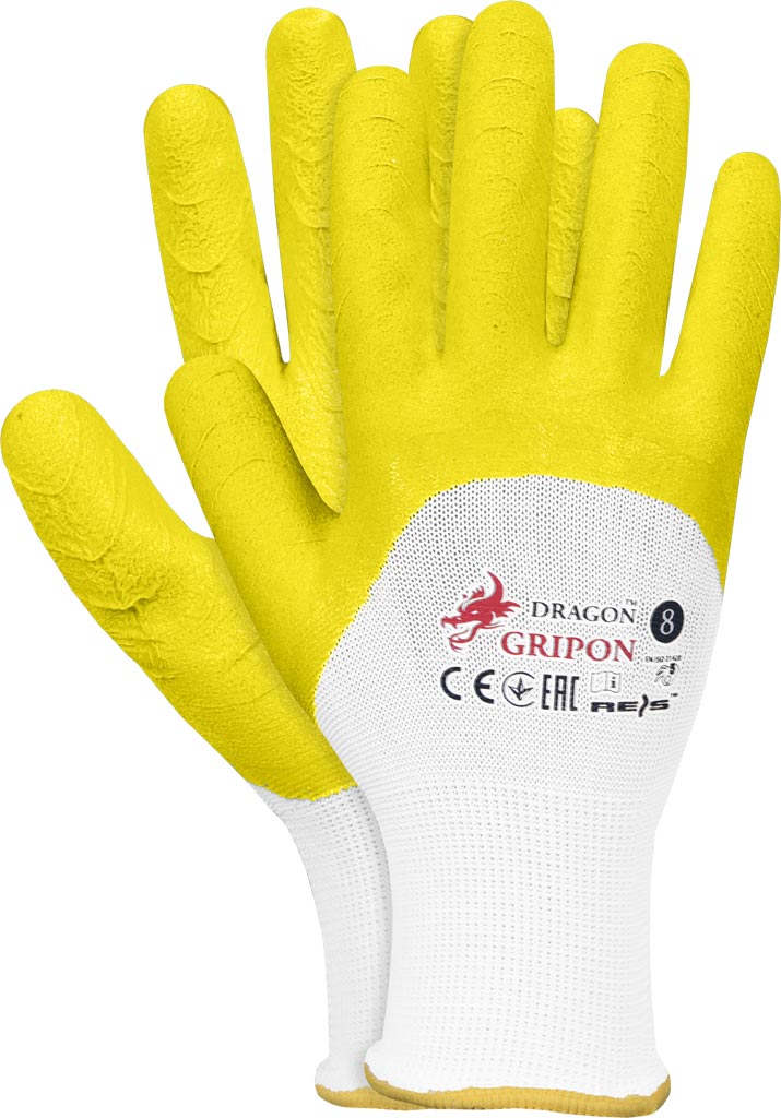 LIGHTWEIGHT FOAM LATEX COATED WORK GLOVES FOR MEN