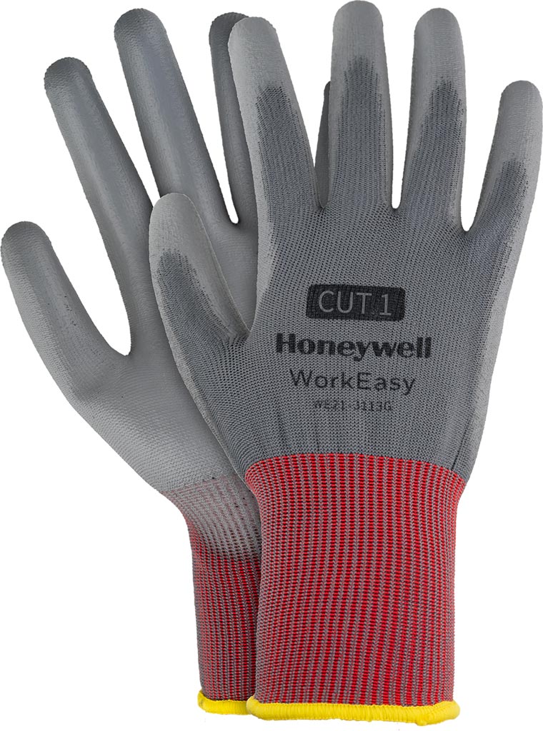 HONEYWELL WORK EASY POLYURETHANE-COATED GLOVES - DURABLE & FLEXIBLE