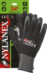 LATEX-COATED NYLON SAFETY GLOVES WITH EN388/EN420 COMPLIANCE