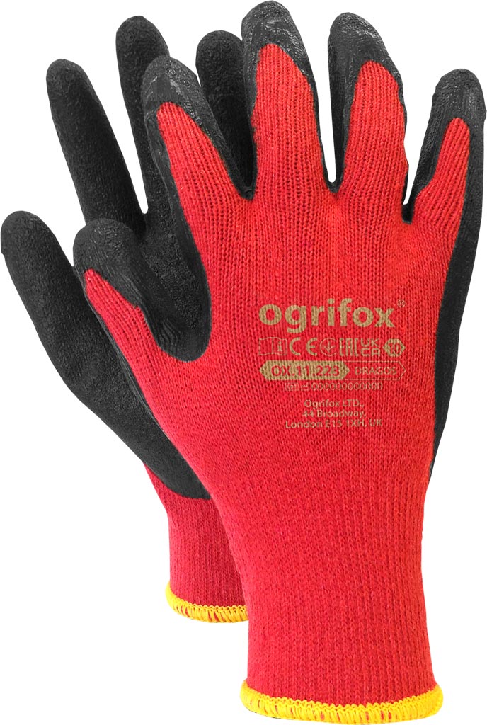 DRAGOS COATED WORK GLOVES FOR CONSTRUCTION AND TRANSPORT