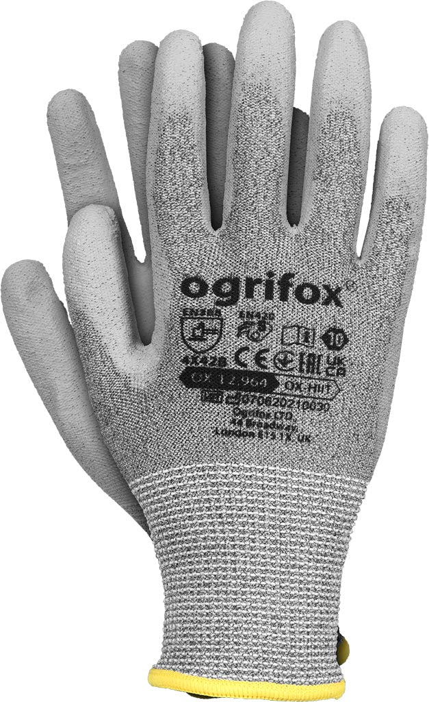 HIIT OX.12.964 ULTRA-RESISTANT SAFETY GLOVES WITH POLYURETHANE COATING