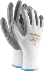 NITRILE-COATED FLEXIBLE GLOVES FOR MECHANICS, OIL-RESISTANT