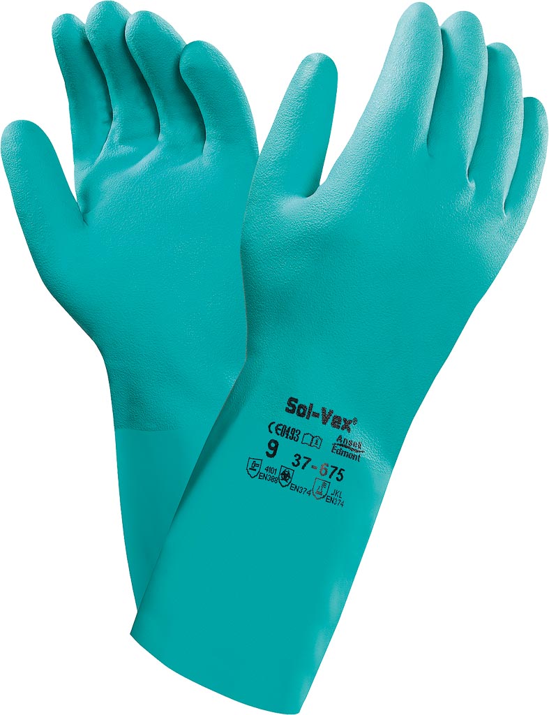 WIELOZADANIOWE RĘKAWICE OCHRONNE NITRYLOWE ANSELL SOLVEX® 37-675