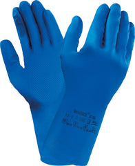 RĘKAWICE LATEKSOWE ALPHATEC® 87-195 Z POWŁOKĄ BAWEŁNIANĄ