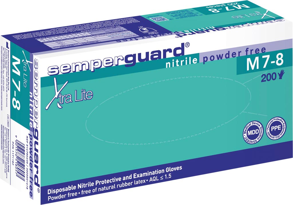 RĘKAWICE NITRYLOWE SEMPERGUARD XTRA - WYSOKA JAKOŚĆ I KOMFORT