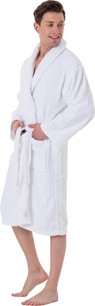 BAWEŁNIANY SZLAFROK FROTTE 380 G/M2, IDEALNY DO SPA I HOTELI