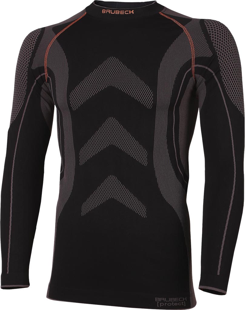 KOSZULKA TERMOAKTYWNA BRUBECK UNISEX Z DWUWARSTWOWYM DZIANINEM