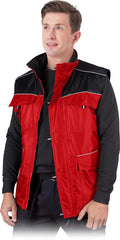 REFLECTIVE INSULATED WORK VEST WITH MULTI-POCKETS