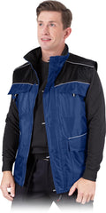 REFLECTIVE INSULATED WORK VEST WITH MULTI-POCKETS