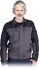 MEN'S BOMER COTTON WORK SHIRT WITH MULTI-FUNCTIONAL POCKETS
