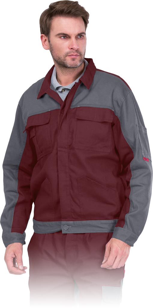 MEN'S COTTON SAFETY WORKWEAR BLOUSE WITH MULTIPLE POCKETS