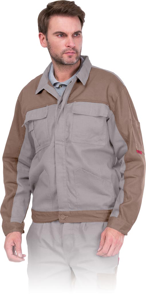 MEN'S COTTON SAFETY WORKWEAR BLOUSE WITH MULTIPLE POCKETS