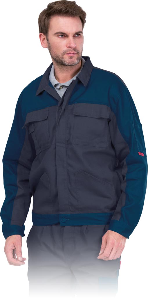 MEN'S COTTON SAFETY WORKWEAR BLOUSE WITH MULTIPLE POCKETS