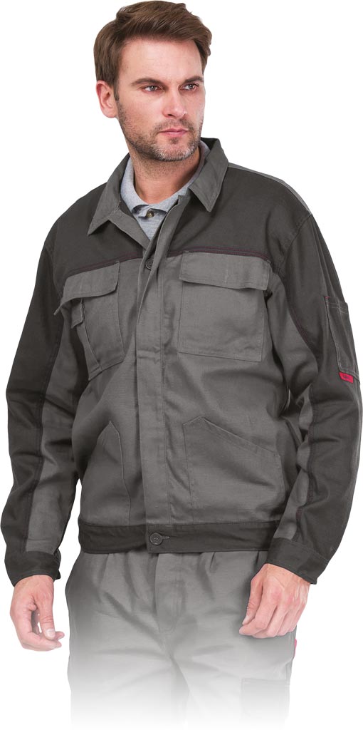 MEN'S COTTON SAFETY WORKWEAR BLOUSE WITH MULTIPLE POCKETS