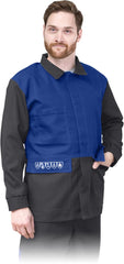 FLAME-RESISTANT ANTISTATIC WELDER'S BLOUSE WITH THERMAL PROTECTION