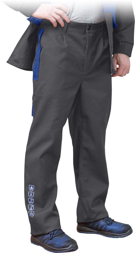PANTALON DE TRAVAIL ANTI-ÉLECTROSTATIQUE ET IGNIFUGE POUR SOUDEURS REIS
