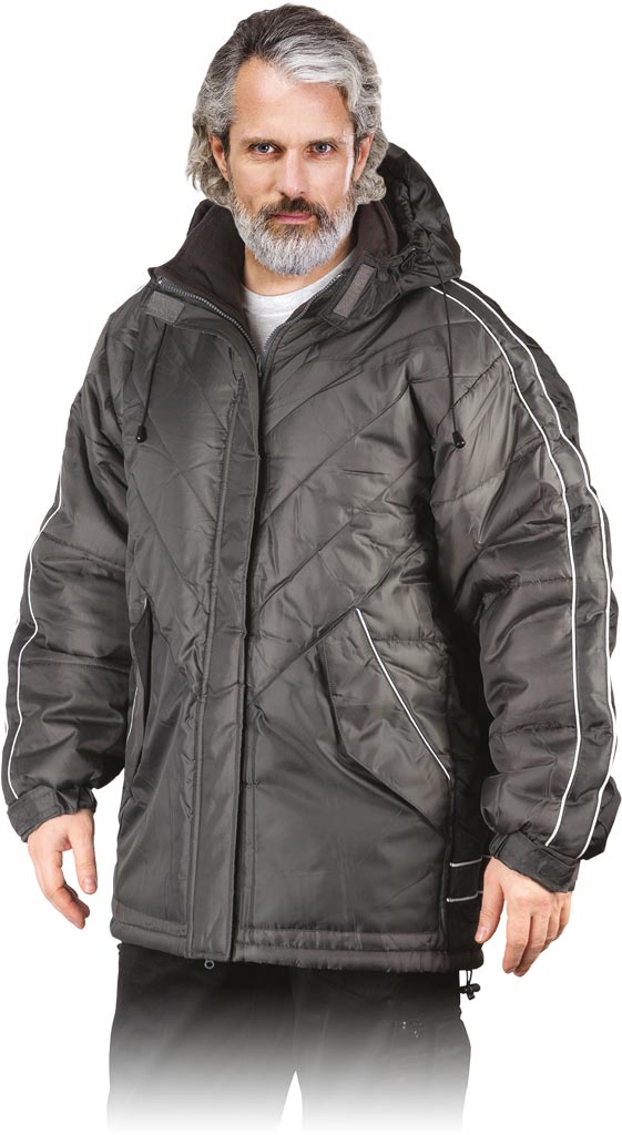 SCHUTZJACKE MIT FLEECE-ISOLIERUNG UND REFLEKTOREN