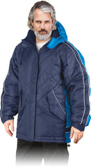 SCHUTZJACKE MIT FLEECE-ISOLIERUNG UND REFLEKTOREN