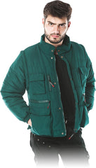 WINTERJACKE MIT ABNEHMBAREN ÄRMELN UND MEHRFACHEN TASCHEN