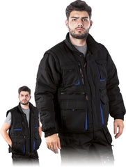 HERREN WINTERJACKE MIT ABNEHMBAREN ÄRMELN UND HOCHFUNKTIONALER AUSSTATTUNG
