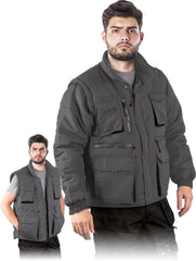 HERREN WINTERJACKE MIT ABNEHMBAREN ÄRMELN UND HOCHFUNKTIONALER AUSSTATTUNG