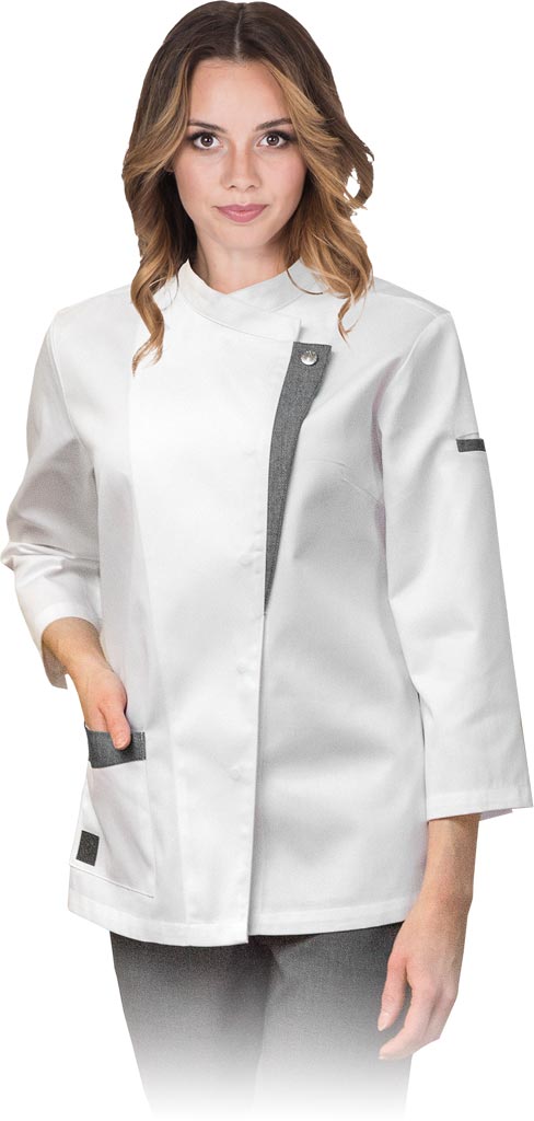 WOMEN'S LONG SLEEVE CHEF JACKET - COMFORT & DURABILITY