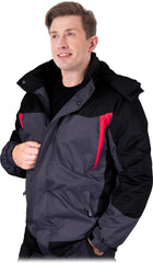 VESTE HOMME CHAUDE AVEC CAPUCHE POLAIRE PROTECTRICE