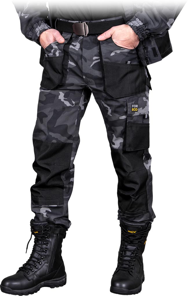 PANTALON DE PROTECTION ROBUSTE EN POLYESTER ET COTON POUR HOMMES